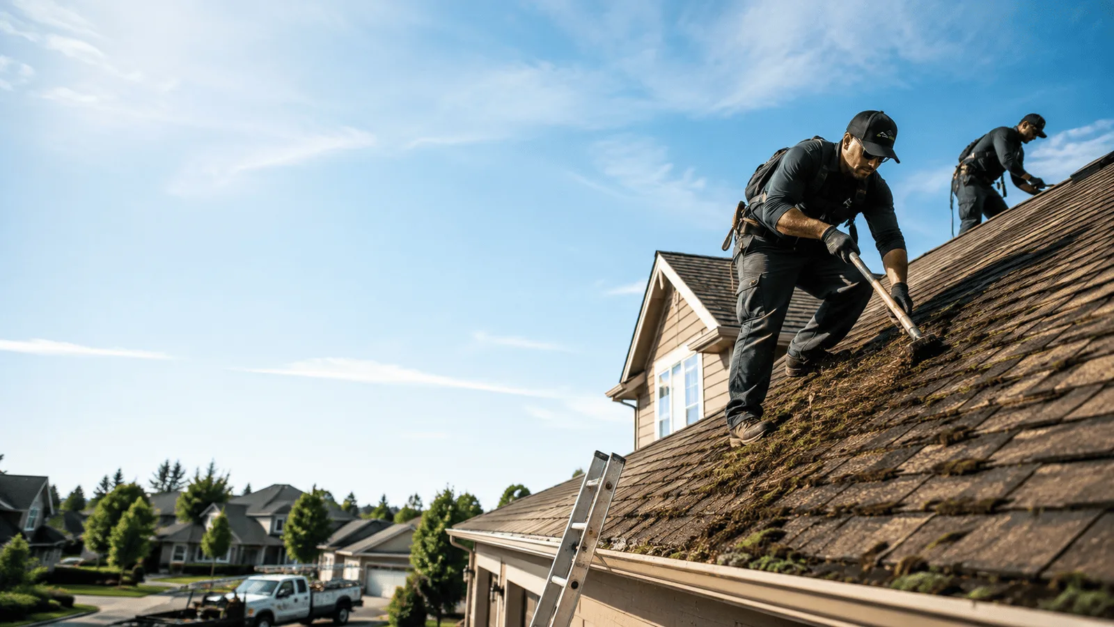 Roof Moss Removal in Marietta, NC near me